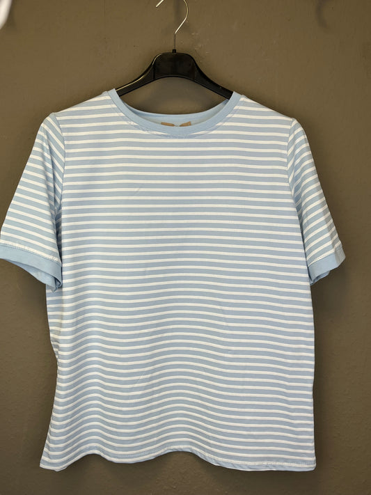 Streifen T-Shirt blau/weiß