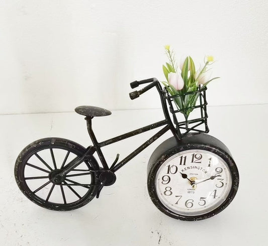 Tischuhr Fahrrad 30 x 20 cm