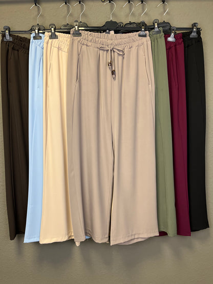 Stoffhose mit geradem Bein