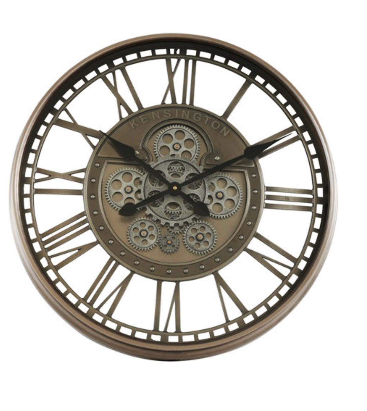 Wanduhr Levi, ca. 54cm, Räderwerk dreht sich