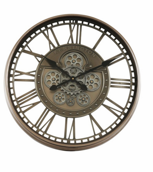 Wanduhr Levi, ca. 54cm, Räderwerk dreht sich