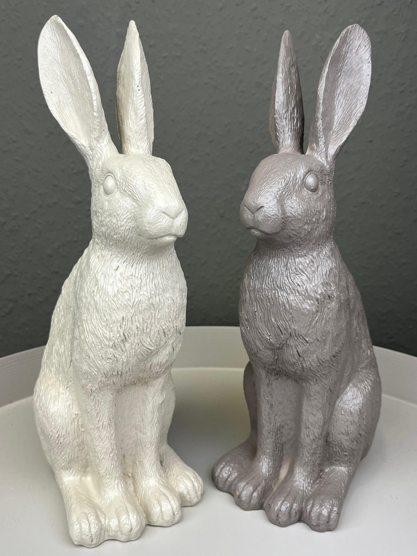 Hase sitzend Polyresin