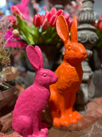 Hase sitzend Polyresin