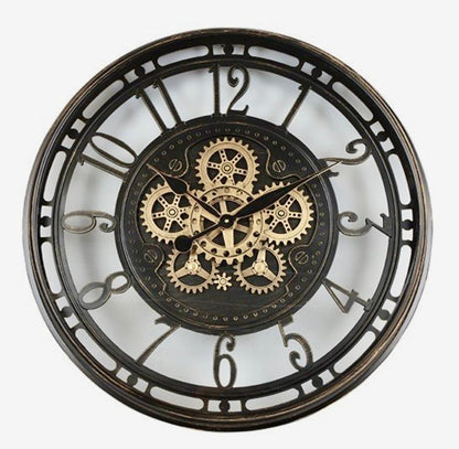 Wanduhr Norris, 70cm,  Räderwerk dreht sich, 132