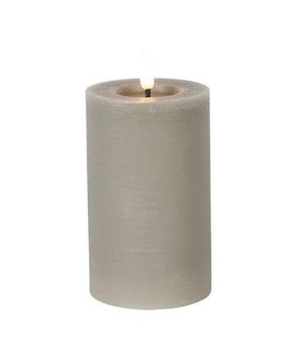 LED Echtwachskerzen, 7,5 cm Ø, hochwertig und dekorativ,6h-Timer, Fernbedienung optional