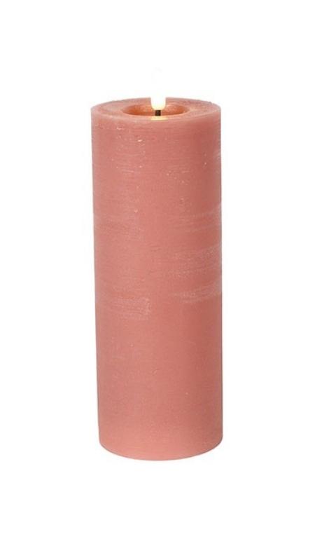 LED Echtwachskerzen, 7,5 cm Ø, hochwertig und dekorativ,6h-Timer, Fernbedienung optional