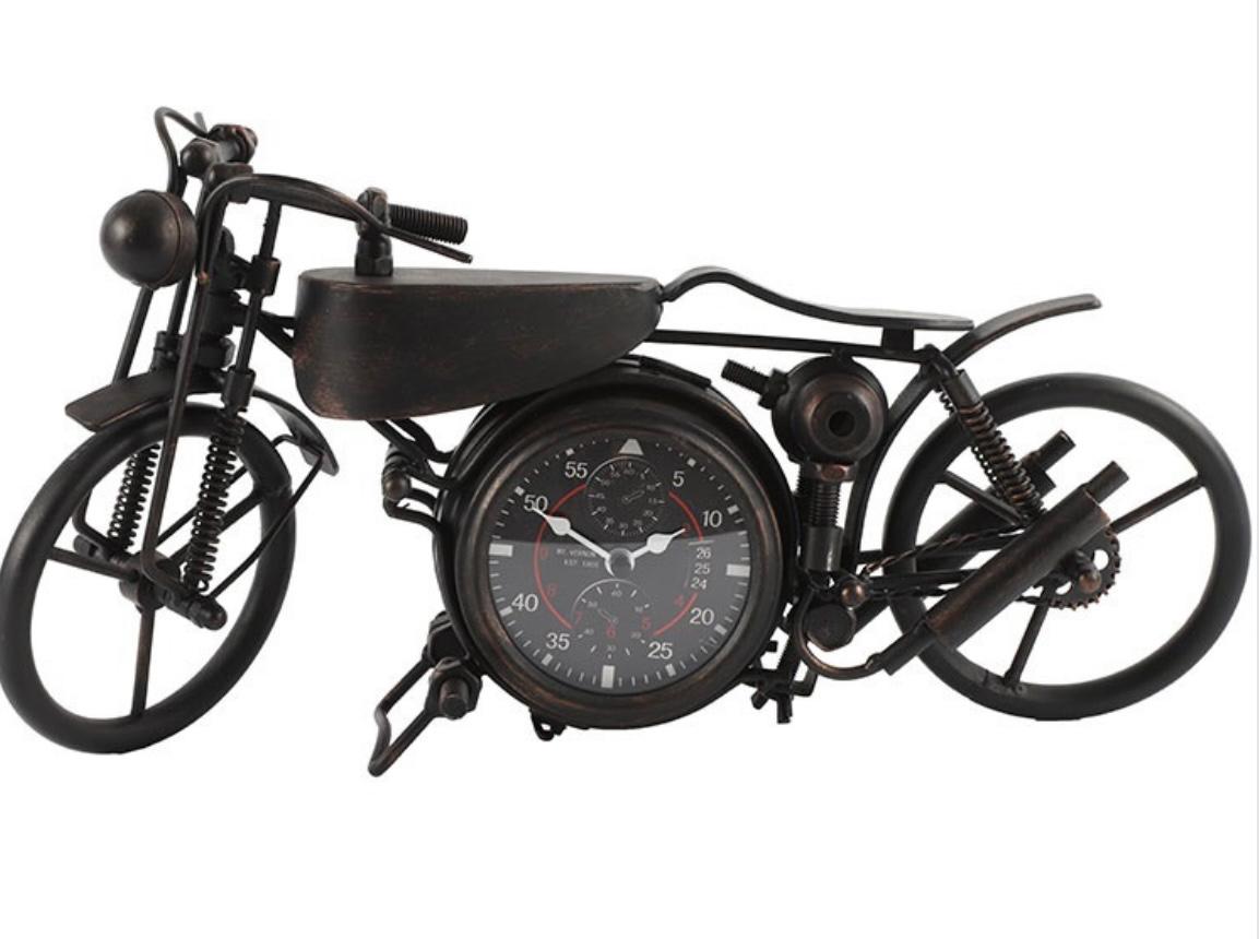 Tischuhr Harley schwarz L massiv, 44cm!