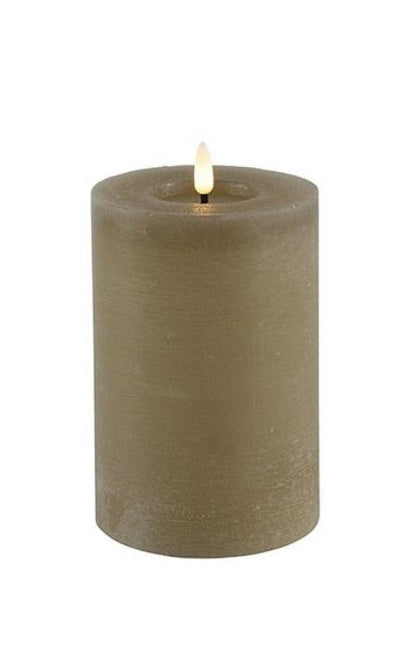 LED Echtwachskerzen 5cm Durchmesser